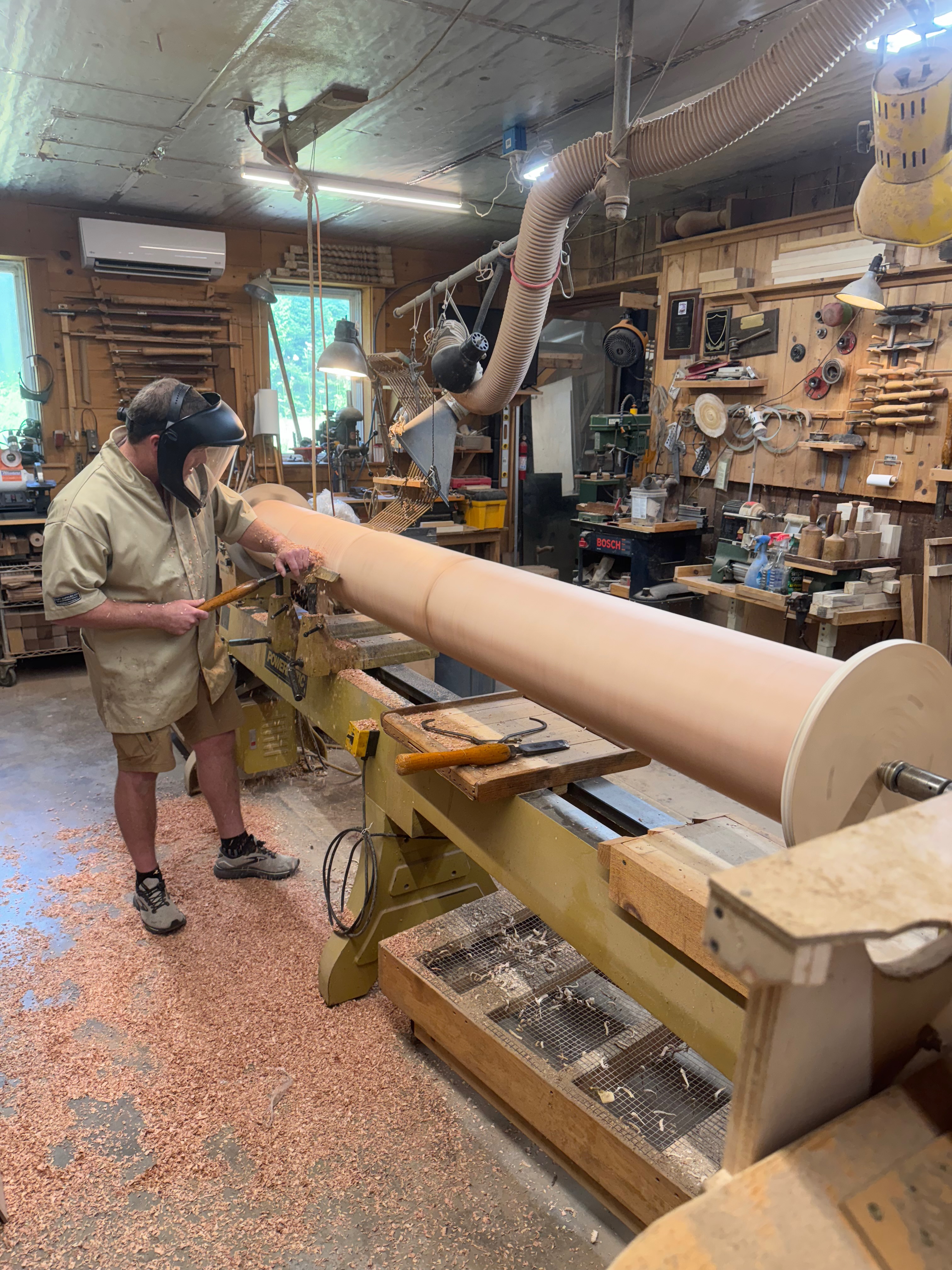 Architectural wood turning by Chesapeake Latheworks